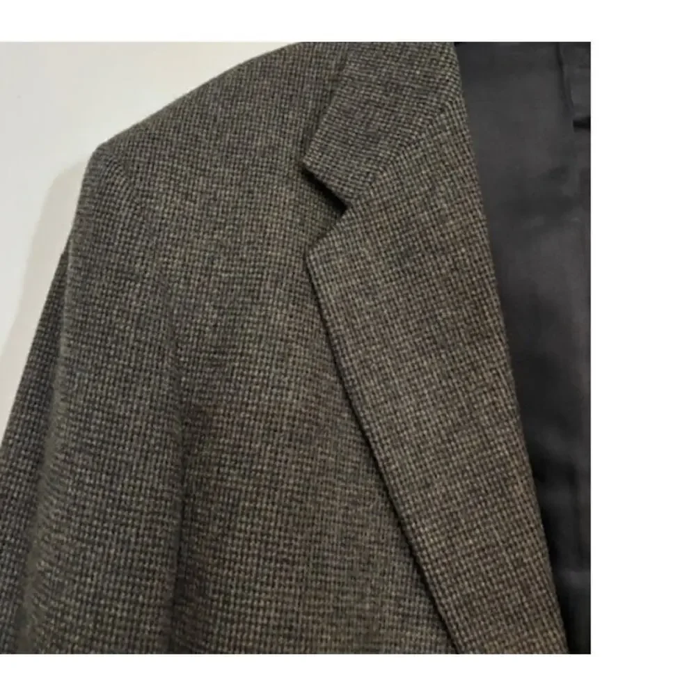 Croft & Barrow Mn's Blazer Sport Coat Virgin Wool Camel Hair 44L
